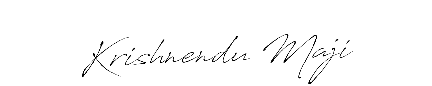 How to make Krishnendu Maji signature? Antro_Vectra is a professional autograph style. Create handwritten signature for Krishnendu Maji name. Krishnendu Maji signature style 6 images and pictures png