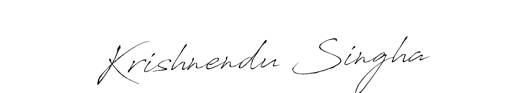 How to make Krishnendu Singha signature? Antro_Vectra is a professional autograph style. Create handwritten signature for Krishnendu Singha name. Krishnendu Singha signature style 6 images and pictures png