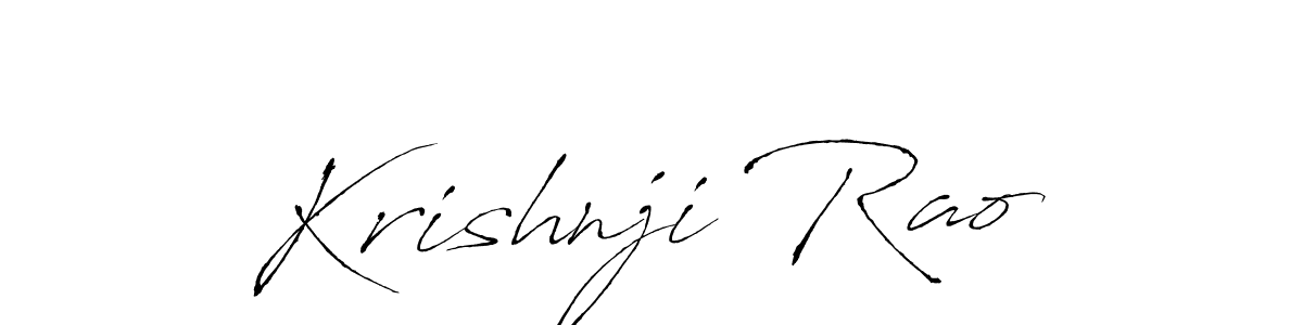 You should practise on your own different ways (Antro_Vectra) to write your name (Krishnji Rao) in signature. don't let someone else do it for you. Krishnji Rao signature style 6 images and pictures png