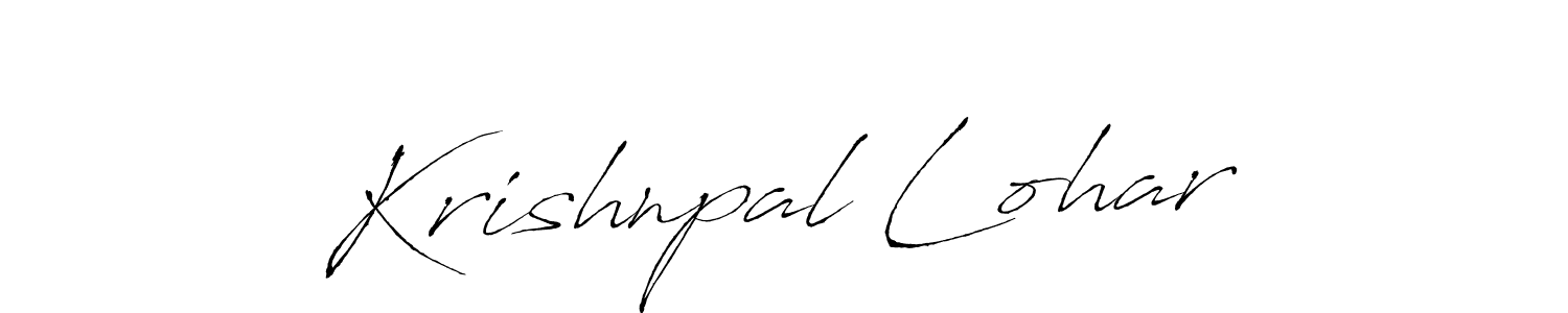 Krishnpal Lohar stylish signature style. Best Handwritten Sign (Antro_Vectra) for my name. Handwritten Signature Collection Ideas for my name Krishnpal Lohar. Krishnpal Lohar signature style 6 images and pictures png
