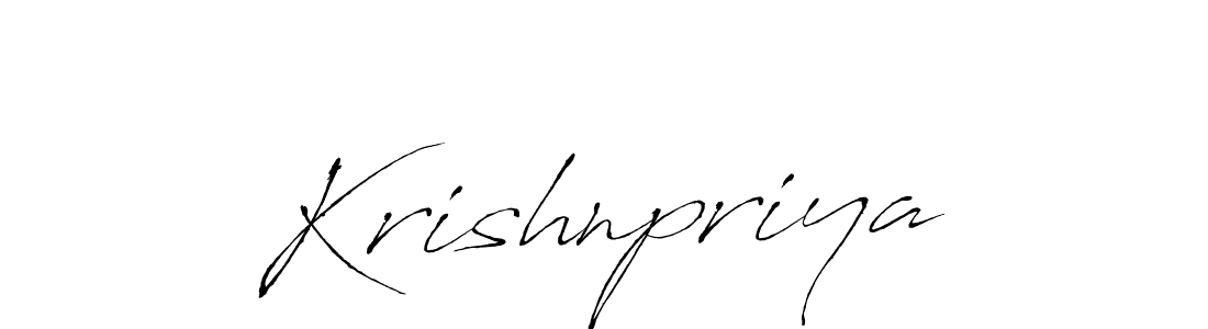 How to make Krishnpriya name signature. Use Antro_Vectra style for creating short signs online. This is the latest handwritten sign. Krishnpriya signature style 6 images and pictures png