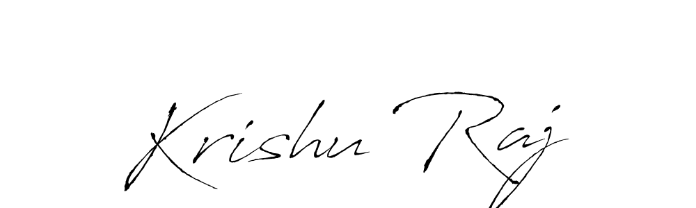 Krishu Raj stylish signature style. Best Handwritten Sign (Antro_Vectra) for my name. Handwritten Signature Collection Ideas for my name Krishu Raj. Krishu Raj signature style 6 images and pictures png
