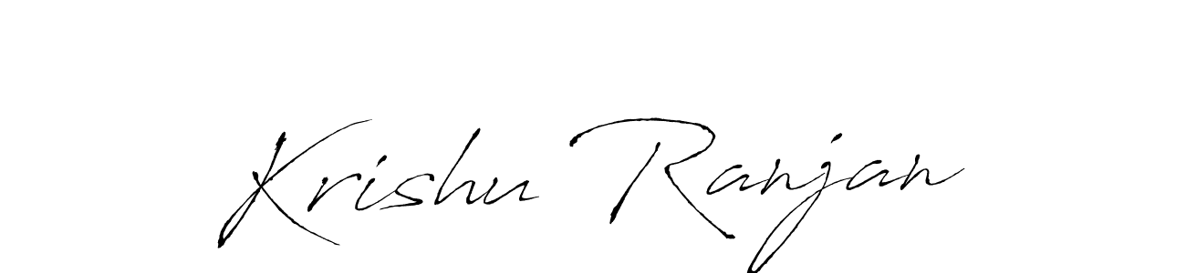 You can use this online signature creator to create a handwritten signature for the name Krishu Ranjan. This is the best online autograph maker. Krishu Ranjan signature style 6 images and pictures png