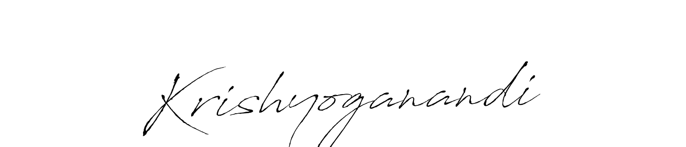 How to make Krishyoganandi signature? Antro_Vectra is a professional autograph style. Create handwritten signature for Krishyoganandi name. Krishyoganandi signature style 6 images and pictures png