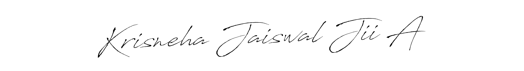 Once you've used our free online signature maker to create your best signature Antro_Vectra style, it's time to enjoy all of the benefits that Krisneha Jaiswal Jii A name signing documents. Krisneha Jaiswal Jii A signature style 6 images and pictures png