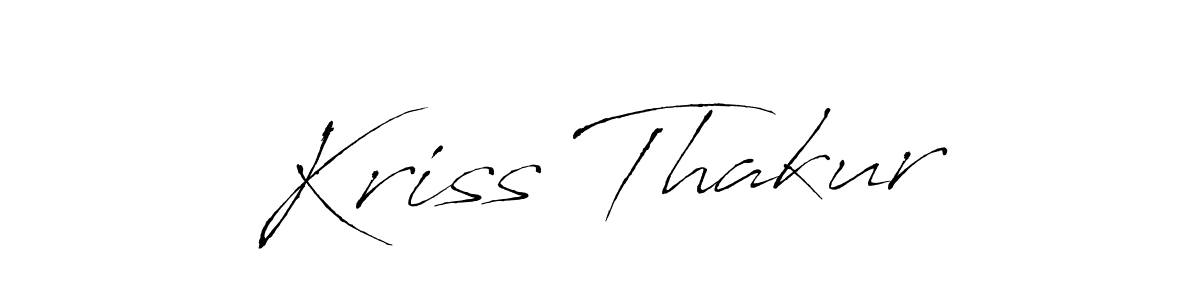 if you are searching for the best signature style for your name Kriss Thakur. so please give up your signature search. here we have designed multiple signature styles  using Antro_Vectra. Kriss Thakur signature style 6 images and pictures png