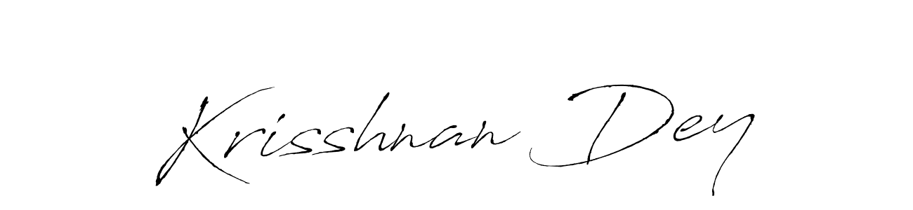 You should practise on your own different ways (Antro_Vectra) to write your name (Krisshnan Dey) in signature. don't let someone else do it for you. Krisshnan Dey signature style 6 images and pictures png