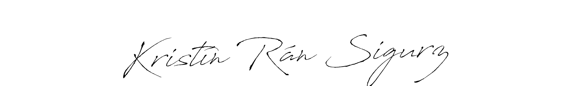 How to make Kristín Rán Sigurz signature? Antro_Vectra is a professional autograph style. Create handwritten signature for Kristín Rán Sigurz name. Kristín Rán Sigurz signature style 6 images and pictures png