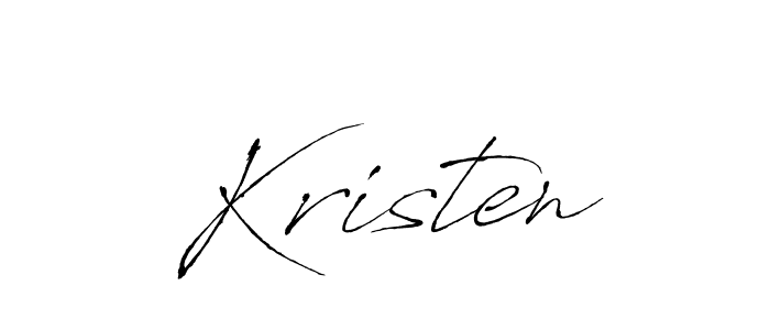 Create a beautiful signature design for name Kristen. With this signature (Antro_Vectra) fonts, you can make a handwritten signature for free. Kristen signature style 6 images and pictures png