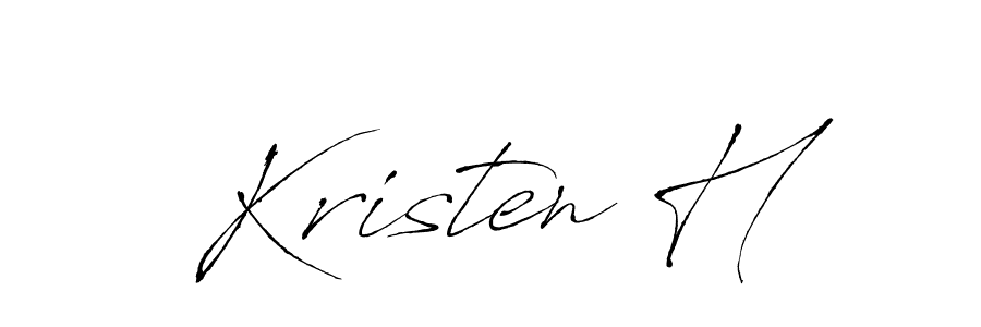 if you are searching for the best signature style for your name Kristen H. so please give up your signature search. here we have designed multiple signature styles  using Antro_Vectra. Kristen H signature style 6 images and pictures png