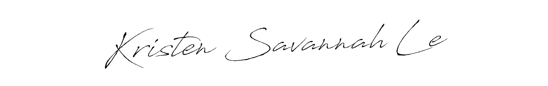 Use a signature maker to create a handwritten signature online. With this signature software, you can design (Antro_Vectra) your own signature for name Kristen Savannah Le. Kristen Savannah Le signature style 6 images and pictures png