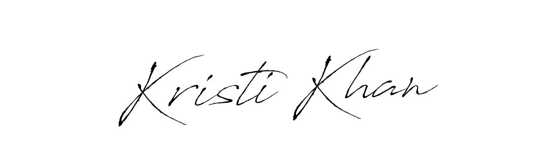 You should practise on your own different ways (Antro_Vectra) to write your name (Kristi Khan) in signature. don't let someone else do it for you. Kristi Khan signature style 6 images and pictures png