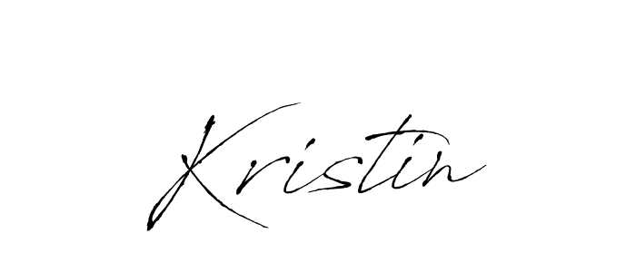 Design your own signature with our free online signature maker. With this signature software, you can create a handwritten (Antro_Vectra) signature for name Kristin. Kristin signature style 6 images and pictures png