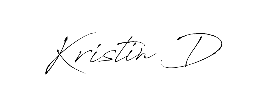 Best and Professional Signature Style for Kristin D. Antro_Vectra Best Signature Style Collection. Kristin D signature style 6 images and pictures png