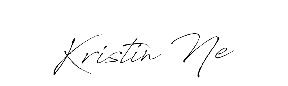 How to make Kristin Ne name signature. Use Antro_Vectra style for creating short signs online. This is the latest handwritten sign. Kristin Ne signature style 6 images and pictures png