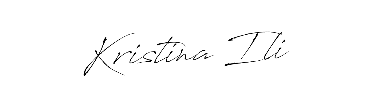 Also You can easily find your signature by using the search form. We will create Kristina Ili name handwritten signature images for you free of cost using Antro_Vectra sign style. Kristina Ili signature style 6 images and pictures png