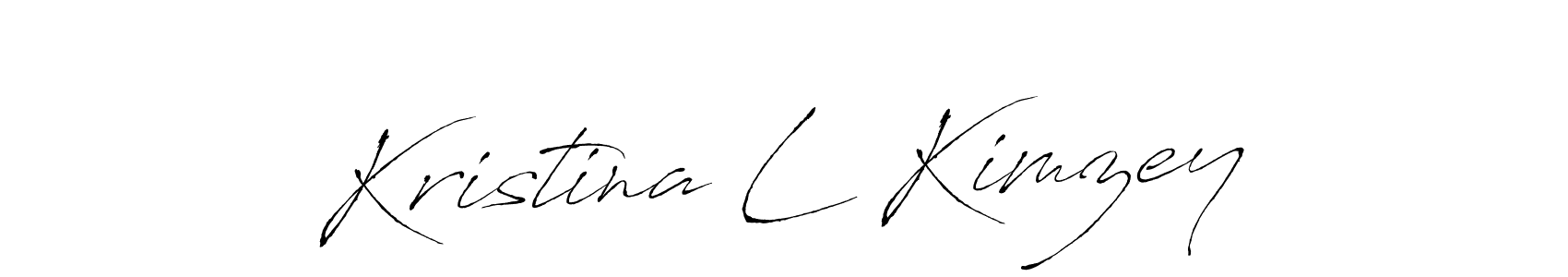 Similarly Antro_Vectra is the best handwritten signature design. Signature creator online .You can use it as an online autograph creator for name Kristina L Kimzey. Kristina L Kimzey signature style 6 images and pictures png