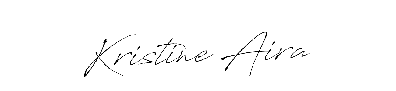 Here are the top 10 professional signature styles for the name Kristine Aira. These are the best autograph styles you can use for your name. Kristine Aira signature style 6 images and pictures png
