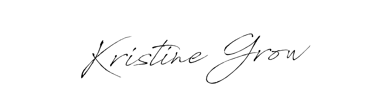 Best and Professional Signature Style for Kristine Grow. Antro_Vectra Best Signature Style Collection. Kristine Grow signature style 6 images and pictures png