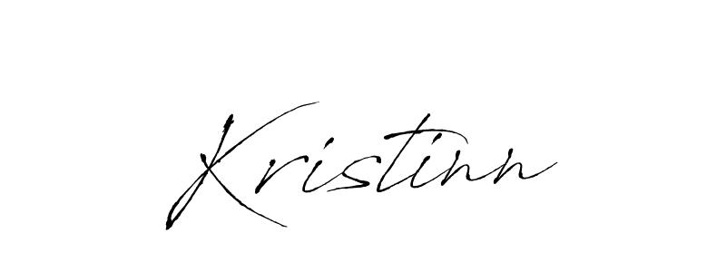 Kristinn stylish signature style. Best Handwritten Sign (Antro_Vectra) for my name. Handwritten Signature Collection Ideas for my name Kristinn. Kristinn signature style 6 images and pictures png