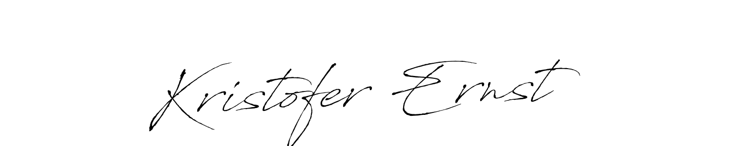 Make a beautiful signature design for name Kristofer Ernst. With this signature (Antro_Vectra) style, you can create a handwritten signature for free. Kristofer Ernst signature style 6 images and pictures png