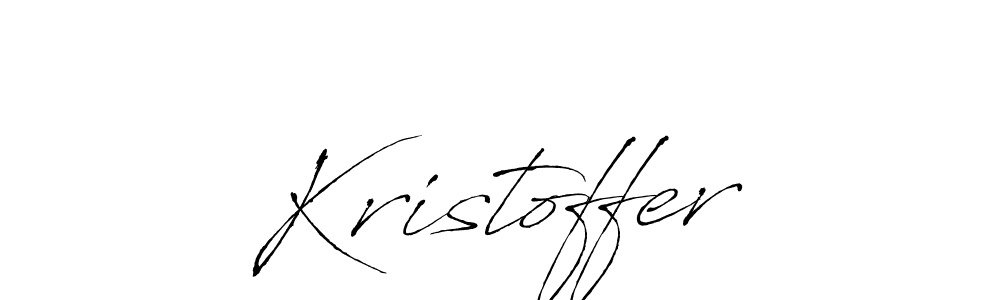 How to make Kristoffer signature? Antro_Vectra is a professional autograph style. Create handwritten signature for Kristoffer name. Kristoffer signature style 6 images and pictures png