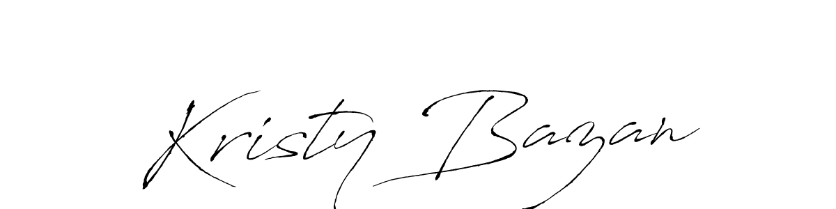 Make a short Kristy Bazan signature style. Manage your documents anywhere anytime using Antro_Vectra. Create and add eSignatures, submit forms, share and send files easily. Kristy Bazan signature style 6 images and pictures png