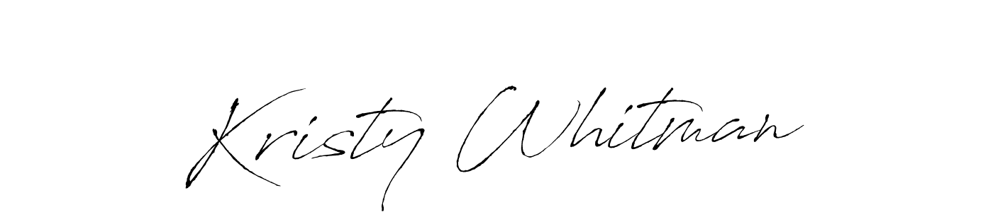 Similarly Antro_Vectra is the best handwritten signature design. Signature creator online .You can use it as an online autograph creator for name Kristy Whitman. Kristy Whitman signature style 6 images and pictures png