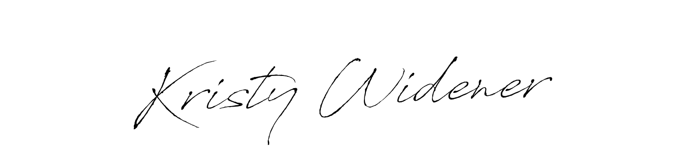 Design your own signature with our free online signature maker. With this signature software, you can create a handwritten (Antro_Vectra) signature for name Kristy Widener. Kristy Widener signature style 6 images and pictures png