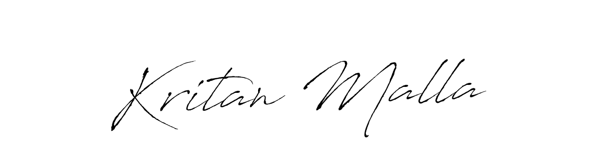 How to make Kritan Malla name signature. Use Antro_Vectra style for creating short signs online. This is the latest handwritten sign. Kritan Malla signature style 6 images and pictures png