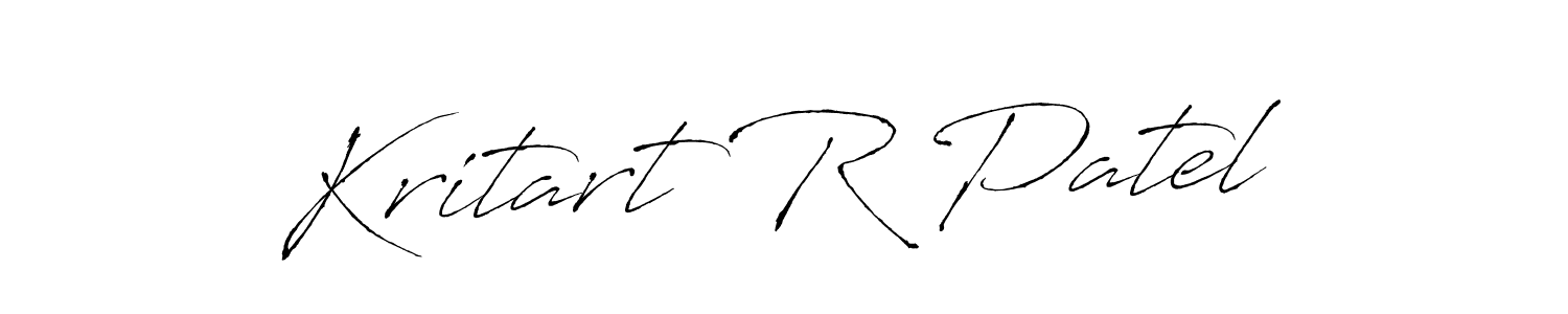 The best way (Antro_Vectra) to make a short signature is to pick only two or three words in your name. The name Kritart R Patel include a total of six letters. For converting this name. Kritart R Patel signature style 6 images and pictures png