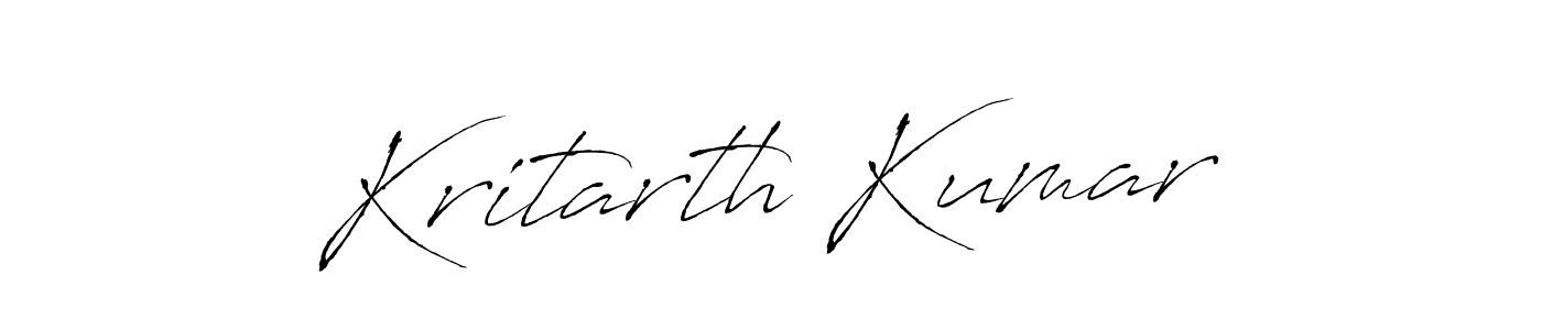 Kritarth Kumar stylish signature style. Best Handwritten Sign (Antro_Vectra) for my name. Handwritten Signature Collection Ideas for my name Kritarth Kumar. Kritarth Kumar signature style 6 images and pictures png