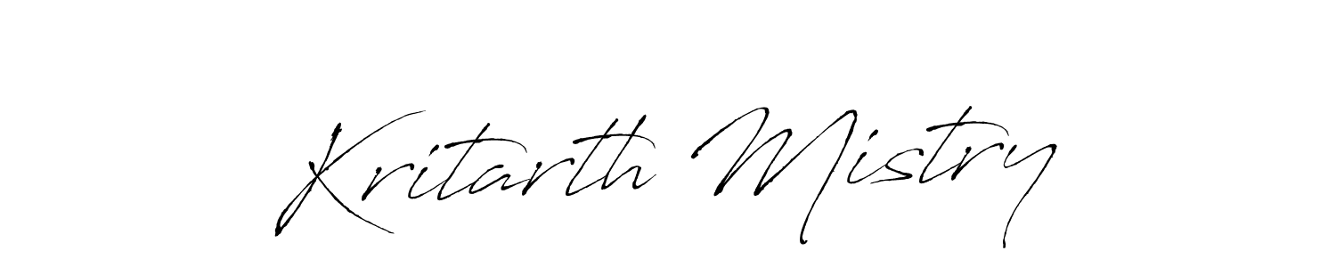 Make a beautiful signature design for name Kritarth Mistry. With this signature (Antro_Vectra) style, you can create a handwritten signature for free. Kritarth Mistry signature style 6 images and pictures png