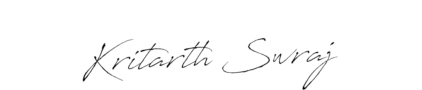 Use a signature maker to create a handwritten signature online. With this signature software, you can design (Antro_Vectra) your own signature for name Kritarth Swraj. Kritarth Swraj signature style 6 images and pictures png