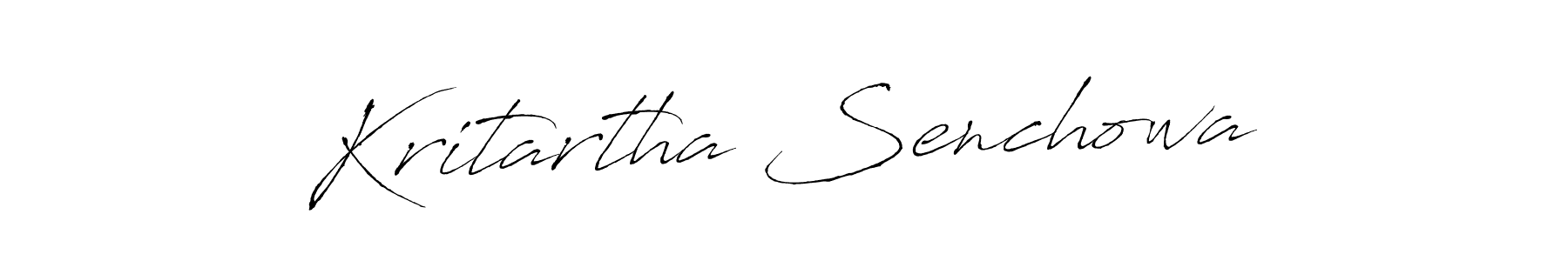 Also we have Kritartha Senchowa name is the best signature style. Create professional handwritten signature collection using Antro_Vectra autograph style. Kritartha Senchowa signature style 6 images and pictures png