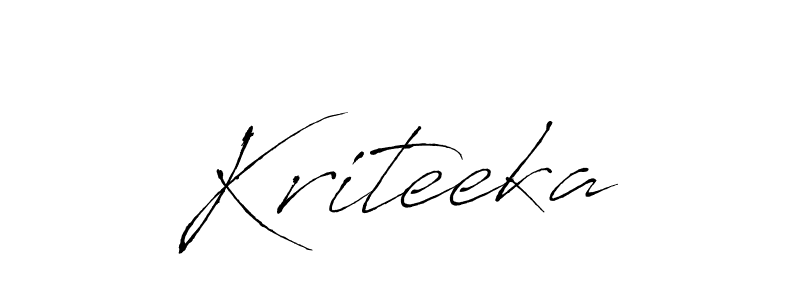 How to make Kriteeka name signature. Use Antro_Vectra style for creating short signs online. This is the latest handwritten sign. Kriteeka signature style 6 images and pictures png