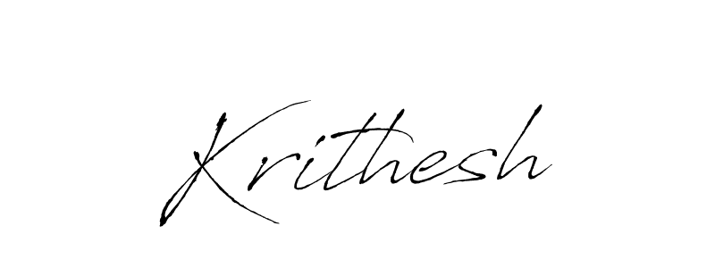 Create a beautiful signature design for name Krithesh. With this signature (Antro_Vectra) fonts, you can make a handwritten signature for free. Krithesh signature style 6 images and pictures png