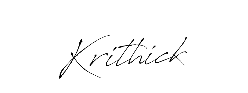 How to Draw Krithick signature style? Antro_Vectra is a latest design signature styles for name Krithick. Krithick signature style 6 images and pictures png