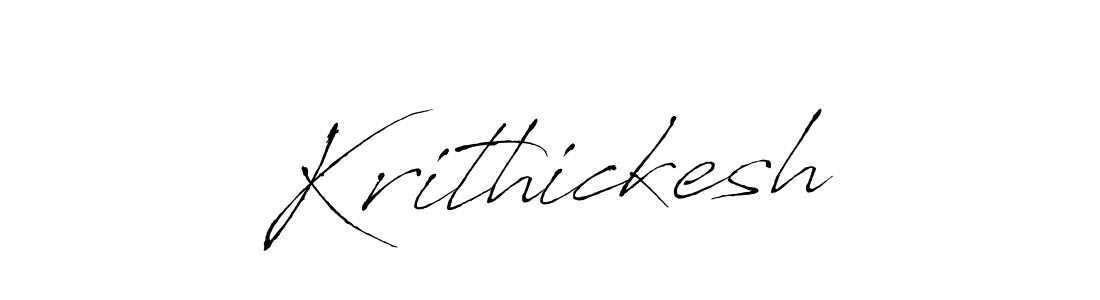 Use a signature maker to create a handwritten signature online. With this signature software, you can design (Antro_Vectra) your own signature for name Krithickesh. Krithickesh signature style 6 images and pictures png