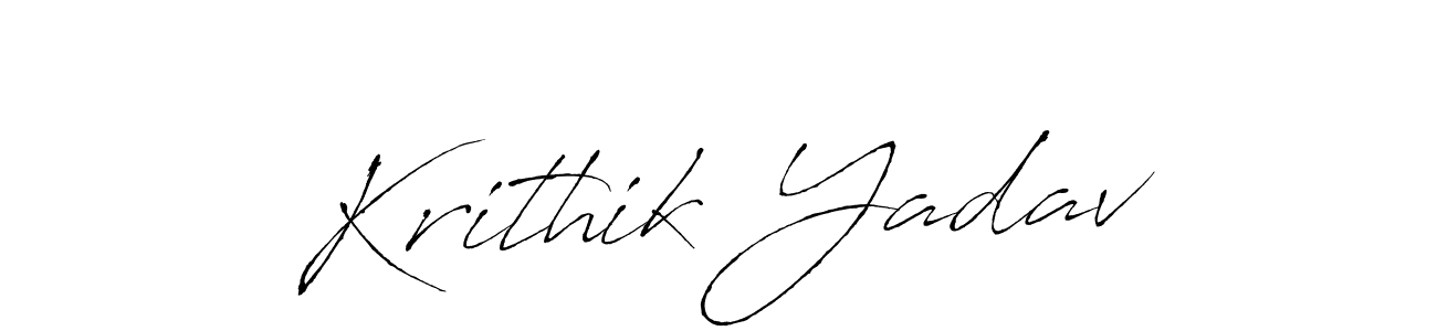 This is the best signature style for the Krithik Yadav name. Also you like these signature font (Antro_Vectra). Mix name signature. Krithik Yadav signature style 6 images and pictures png