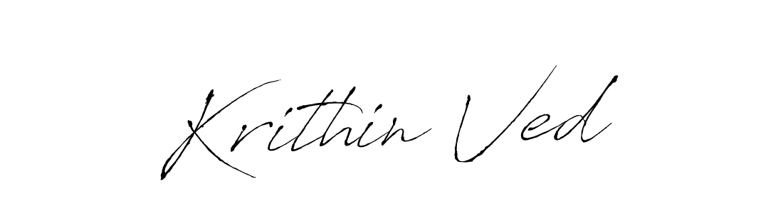 Make a beautiful signature design for name Krithin Ved. Use this online signature maker to create a handwritten signature for free. Krithin Ved signature style 6 images and pictures png