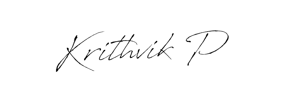 Best and Professional Signature Style for Krithvik P. Antro_Vectra Best Signature Style Collection. Krithvik P signature style 6 images and pictures png