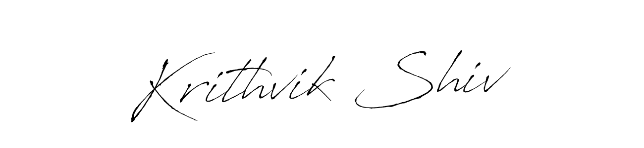 Make a beautiful signature design for name Krithvik Shiv. Use this online signature maker to create a handwritten signature for free. Krithvik Shiv signature style 6 images and pictures png