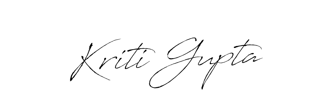 You should practise on your own different ways (Antro_Vectra) to write your name (Kriti Gupta) in signature. don't let someone else do it for you. Kriti Gupta signature style 6 images and pictures png