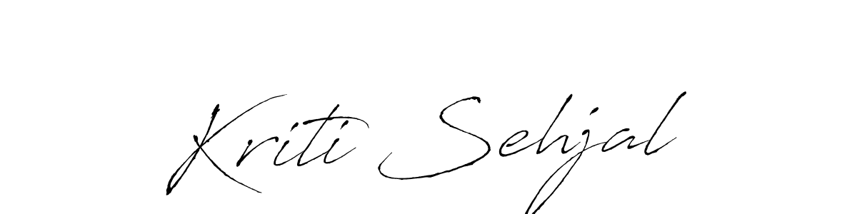 Make a beautiful signature design for name Kriti Sehjal. Use this online signature maker to create a handwritten signature for free. Kriti Sehjal signature style 6 images and pictures png