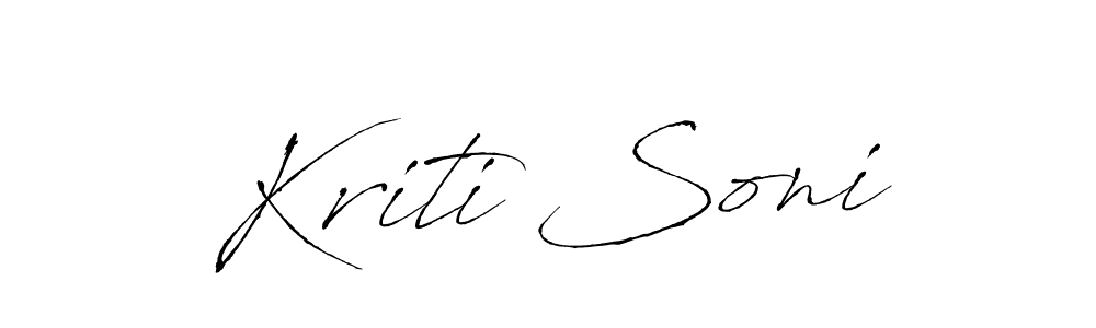 Make a short Kriti Soni signature style. Manage your documents anywhere anytime using Antro_Vectra. Create and add eSignatures, submit forms, share and send files easily. Kriti Soni signature style 6 images and pictures png