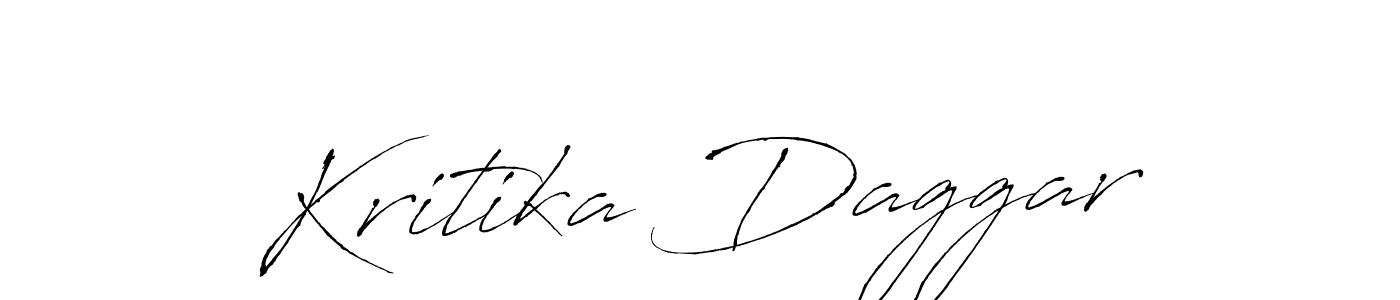 Kritika Daggar stylish signature style. Best Handwritten Sign (Antro_Vectra) for my name. Handwritten Signature Collection Ideas for my name Kritika Daggar. Kritika Daggar signature style 6 images and pictures png