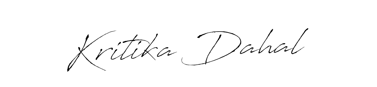 Create a beautiful signature design for name Kritika Dahal. With this signature (Antro_Vectra) fonts, you can make a handwritten signature for free. Kritika Dahal signature style 6 images and pictures png