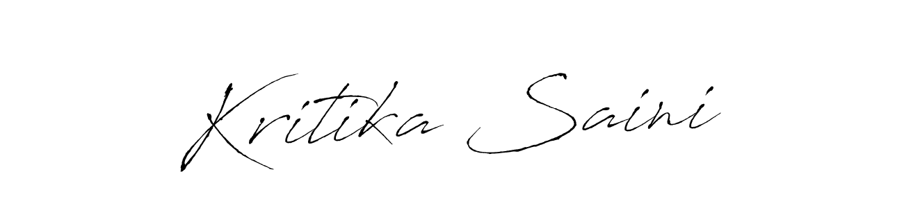 Make a beautiful signature design for name Kritika Saini. Use this online signature maker to create a handwritten signature for free. Kritika Saini signature style 6 images and pictures png