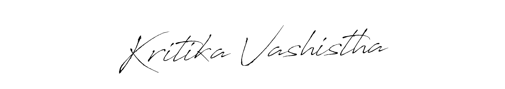 Similarly Antro_Vectra is the best handwritten signature design. Signature creator online .You can use it as an online autograph creator for name Kritika Vashistha. Kritika Vashistha signature style 6 images and pictures png